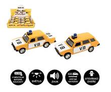 Auto VB kov/plast/setrvačník /světlo, zvuk/Teddies