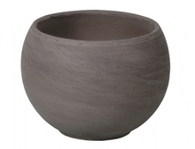 Květináč LUNA KOULE d33x25h/Impreg./basalt-čedič.melír/SP