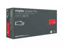 Rukavice vinyl nepudr. L 100ks průhledné