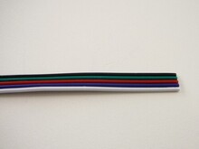 Kabel RGBW plochý 5x0,3 11110