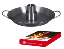 Pánev grilovací vertik. pr.36,5cm na kuře nerez BBQ
