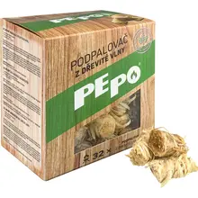 Podpalovač Pepo dřev.vlna 32ks/bal
