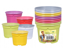 Květináč sadbový COLOR DUO 10ks / 11cm /mix