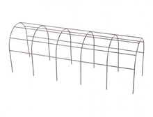 Mřížka opěrná truhlík LAUBE/kov/40cm/hnědá