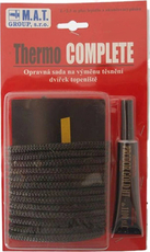 Šňůra izol. 12mm(500°C) THERMOKOMPLET/2,5m+lepidlo/ sada 3 díl.