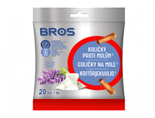 Bros - Kuličky šatní mol 20ks Levandule