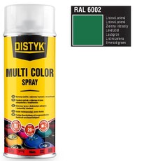 Sprej Multi color zelená (RAL6002) 400ml DISTYK