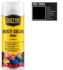 Sprej Multi color černá lesk (RAL9005) 400ml DISTYK