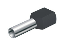 DD 6-12 černá 100ks Dutinka dvojitá průřez 2x6,0mm2 délka 12mm černá