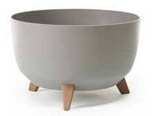 Žardinka ROMA ECO WOOD 4v1 d47x22cm/3ks nožiček/šedý