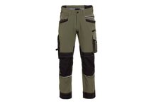 Kalhoty pracovní STRETCH LINE, olivová, 3XL/60, STALCO PERFECT