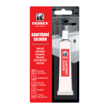Silikon sanitární bílý 23ml RL DEBBEX 35000TU