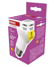 xxxLED žárovka Classic R63 / E27 / 8,8 W (60 W) / 806 lm / neutrální bílá ZQ7141