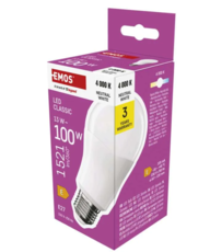 LED žárovka Classic A60 / E27 / 13 W (100 W) / 1521 lm / neutrální bílá ZQ5E63