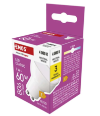 ZQ8E43 LED žárovka Classic MR16 GU10 7W (60W) 806lm neutrální bílá
