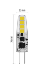 LED žárovka Classic JC G4 1,9W (21W) 200lm neutrální bílá ZQ8621