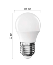 ZQ6E41 LED žárovka Classic Mini Globe E27 6,5W (60W) 806lm teplá bílá