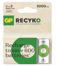 Nabíjecí baterie GP ReCyko 3000 C (HR14), 2 ks B2533