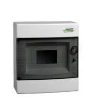 Rozvodnice nástěnná NOARK 101497 PNS 8T, průhledné dveře, IP40