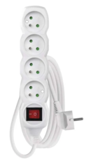 Prodlužovací kabel s vypínačem 4 zásuvky 3m P1413