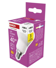 ZQ7E23 LED CLS R50 4,2W(40W) 470lm E14 NW