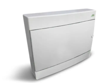 NOARK 117814 PNS 2x24W Plastová rozvodnice, bílé dveře, montáž na omítku, IP40, 2 řady,