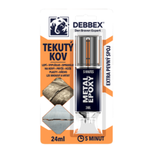 Kov tekutý Metal Epoxy 24ml DEBBEX 50730DBX
