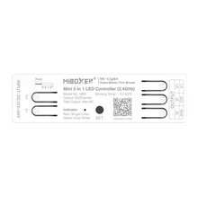 MR2 mini LED přijímač 2v1 pro jednobarevné/CCT pásky DC12-24V Max 6A, 2.4GH, IP20 MiBoxer