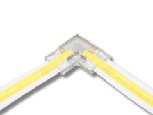 Rohová spojka pro 10 mm jednobarevné LED pásky, 2 piny, 6A