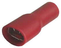 OPC 1,5-48 Objímka plochá celoizolovaná 0,5-1,5mm2 4,8x0,8mm izolace PVC dle UL (RF-F408P)