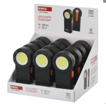 COB LED svítilna plastová, 3× AAA P4715