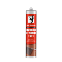 Tmel stavbařský butylenový šedý 280ml