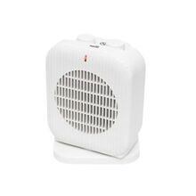 Teplovzdušný ventilátor 1000W/2000W, bílý