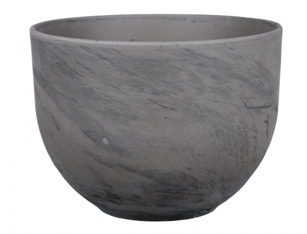 Květináč ELARA d33x24h/basalt-čedič.melír/SP Květináč ELARA d33x24h/basalt-čedič.melír/SP 1