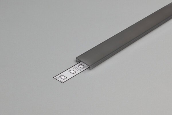 Difuzor C klik černý pro lištu CORNER10 SURFACE10 GROOVE10 2m 1