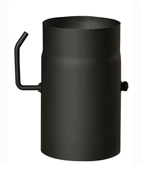 Roura kouřová s klapkou 120mm/250 siln.1,5mm ČER 1