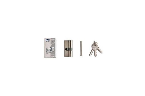 Vložka zámku, FAB HOME NIKL, 65 mm, 3 klíče 1