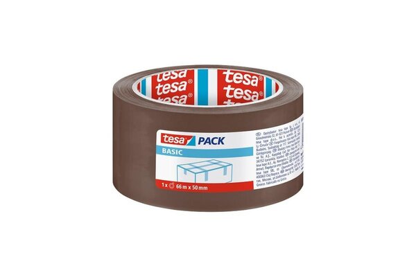 Páska balící PP 66m x50mm hnědá TESA 1