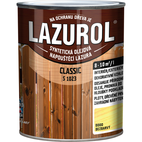 Lazurol Classic bezbarvý S1023 000/0,75L 1