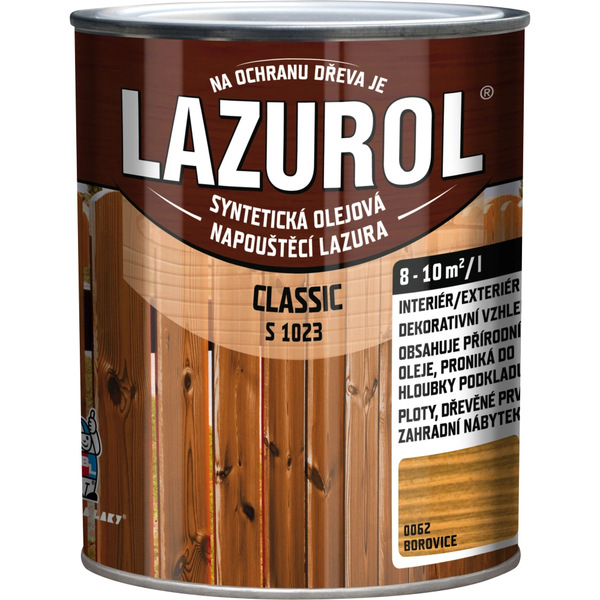 Lazurol Classic Borovice S1023 062/0,75L 1