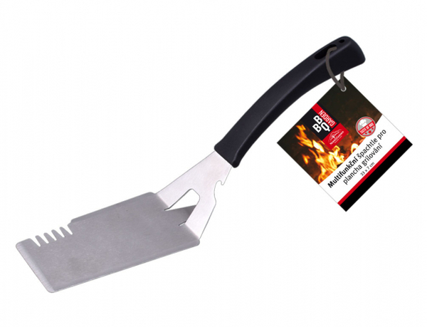 Plancha špachtle multifunkční 33x7cm nerez BBQ 1