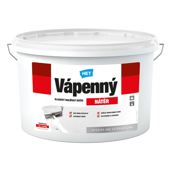 Nátěr vápenný HET 6kg 1