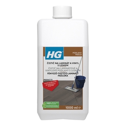 HG-Čistič na laminát a vinyl lesk 1L HG-Čistič na laminát a vinyl lesk 1L 1