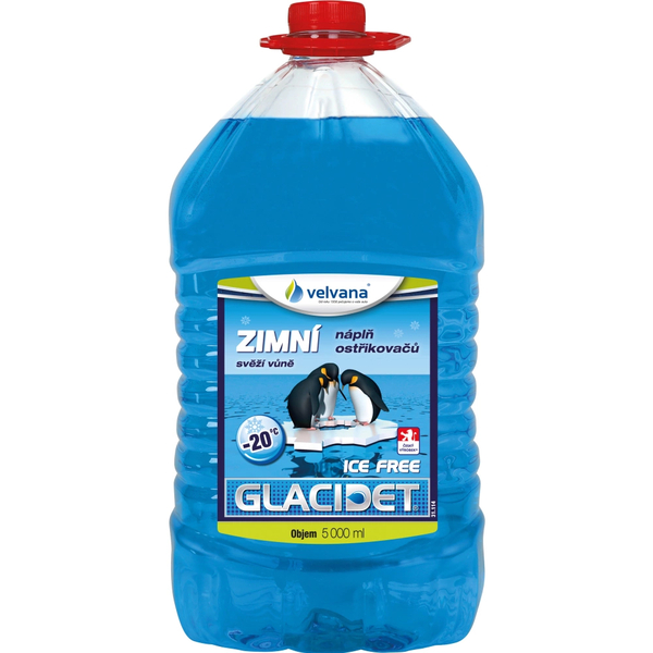 Kapalina do ostřikovačů GLACIDET ICE FREE nemrznoucí -20°C, 5L 1