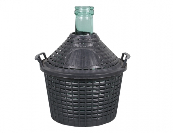 Demižon 10L plast. koš 1