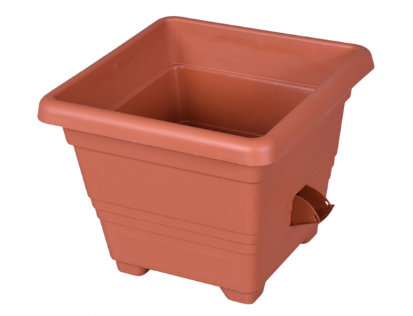 Květináč samozavlažovací BERGAMOT 35x35x28/knot/ter. 1