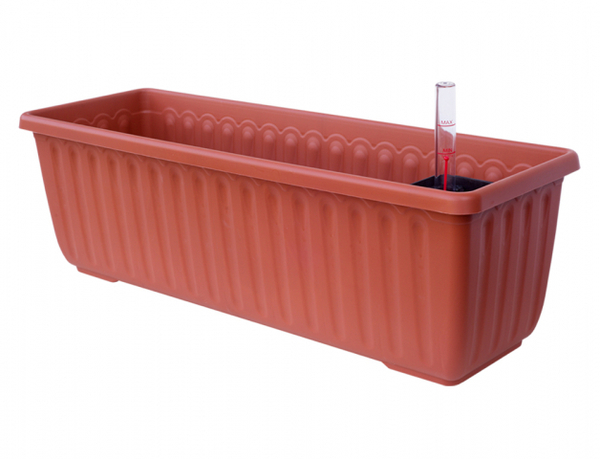 Truhlík samozav.SIESTA LUX 60x20x19/knoty/terak. 1
