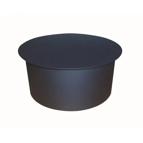 Víčko kouřové 160mm siln.1,5mm ČER 1