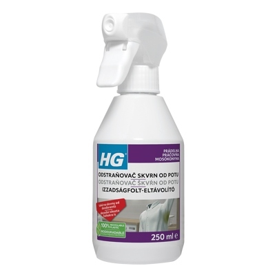 HG-Odstraňovač skvrn - od potu 250ml HG-Odstraňovač skvrn - od potu 250ml 1