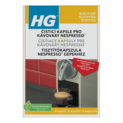 HG-Čistící kapsle-Nespresso 6ks 1